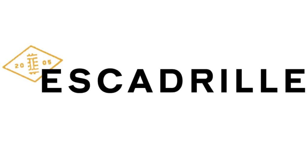Logo officiel de la marque Escadrille fond&eacute;e en 2005